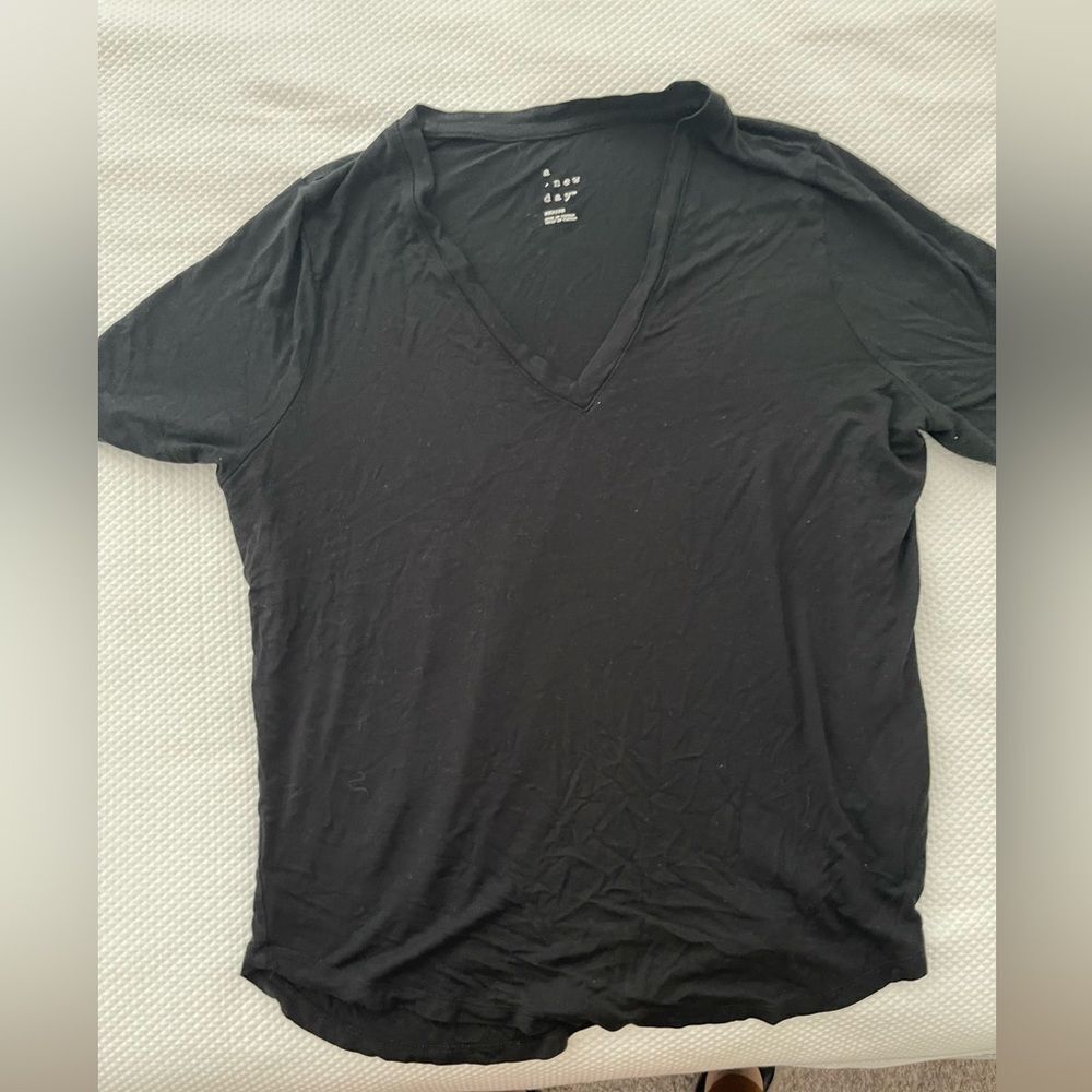 Womens buttery soft v neck t shirt